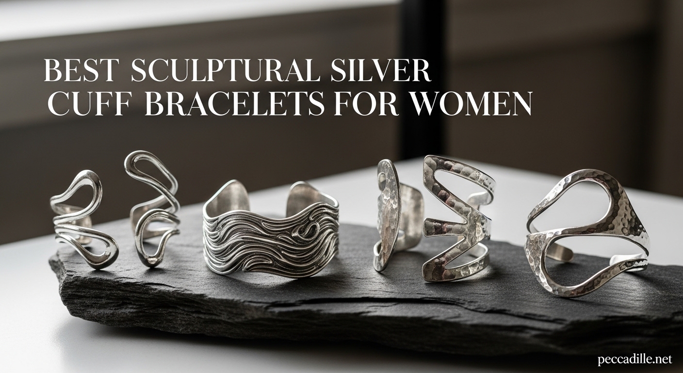 Best Sculptural Silver Cuff Bracelets for Women
