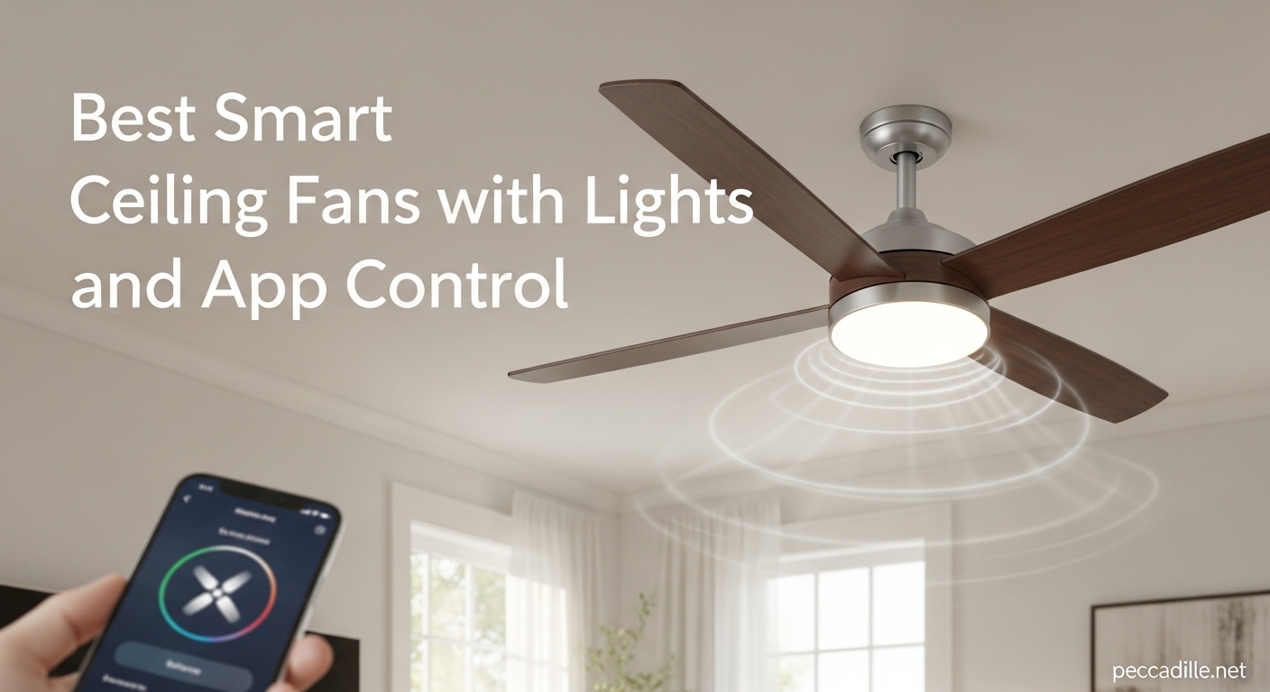 Best Smart Ceiling Fans with Lights and App Control