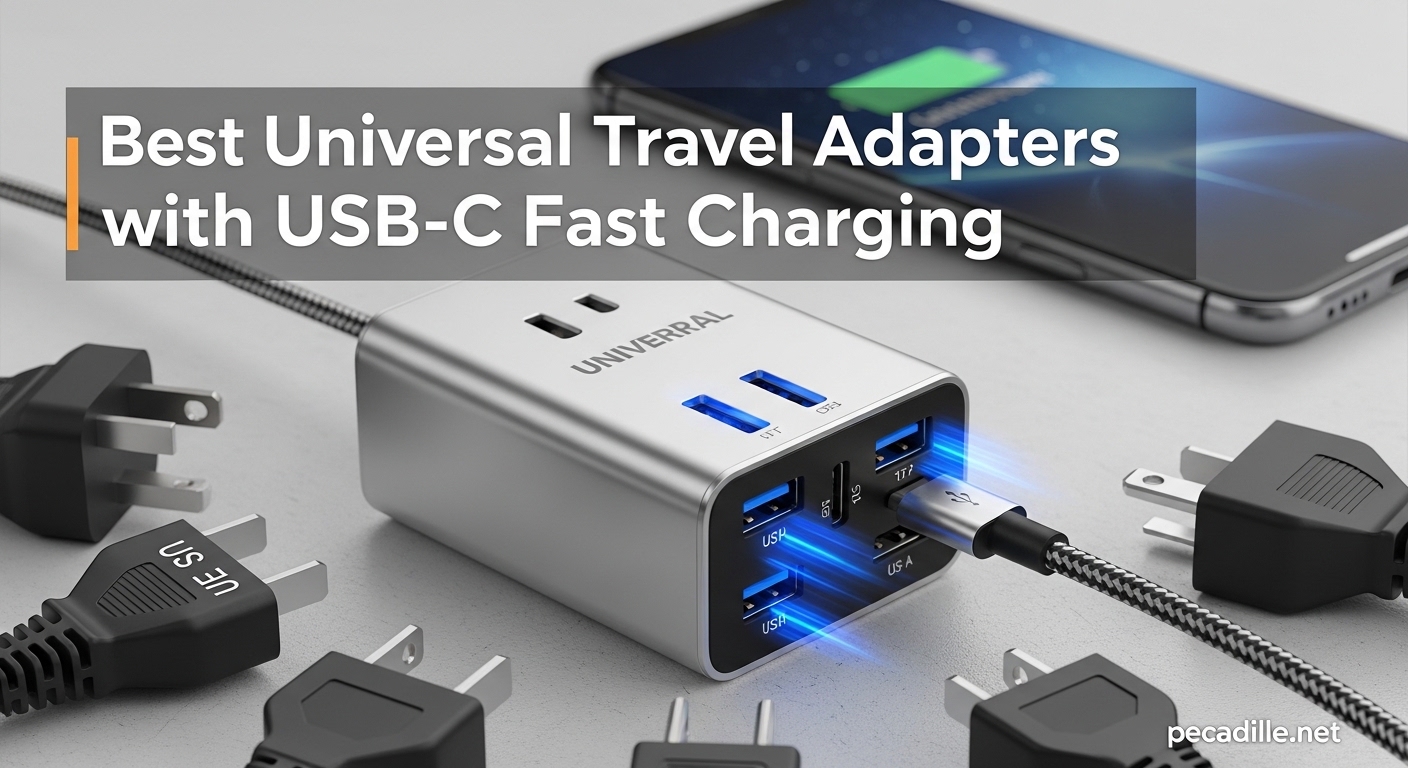 Best Universal Travel Adapters with USB-C Fast Charging