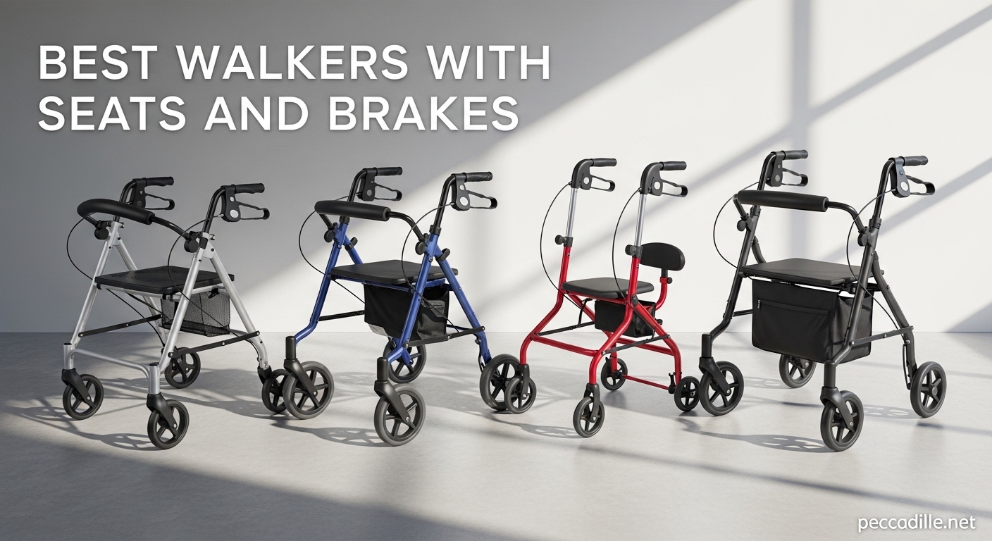 Best Walkers with Seats and Brakes