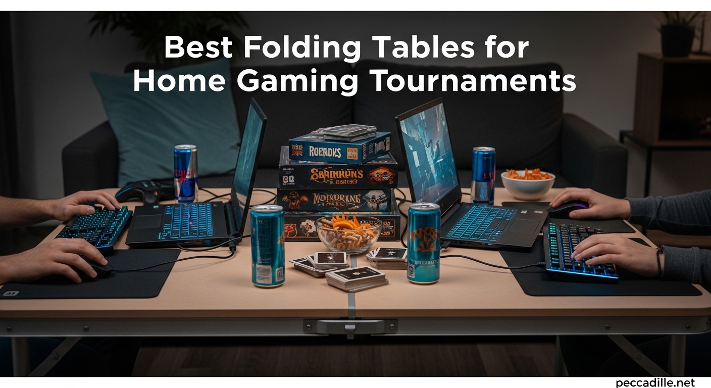 Best Folding Tables for Home Gaming Tournaments