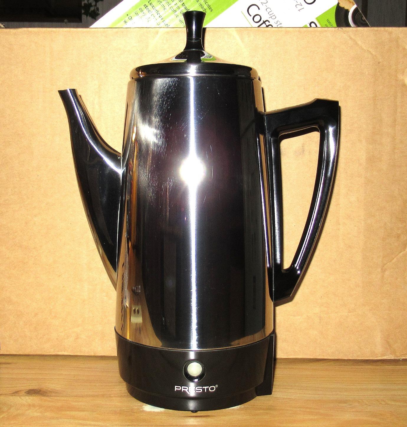 Presto 02811 Stainless Steel Electric Coffee Percolator - 12-Cups, Easy-Pour Spout, Stay-Cool Handle, Make 2-12 Cups customer photo 1