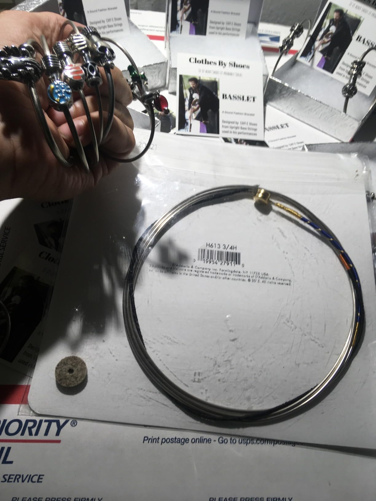 D'Addario Helicore Orchestral Bass String Set, 3/4 Scale, Medium Tension (H610 3/4M) customer photo 1