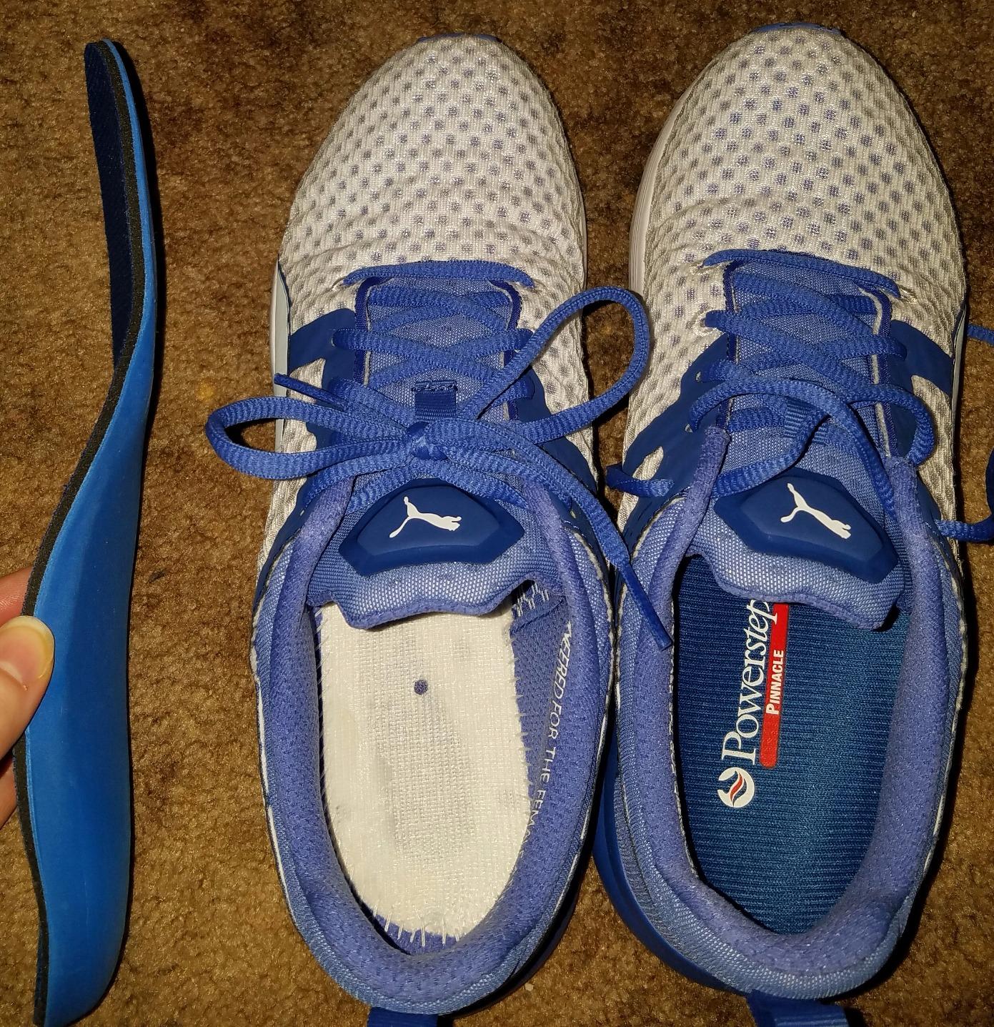 PowerStep Pinnacle Insoles - Orthotics for Plantar Fasciitis Relief - Made in USA Orthotic Insoles for Arch Support with Moderate Pronation - #1 Podiatrist Recommended (M 12-13) customer photo 2