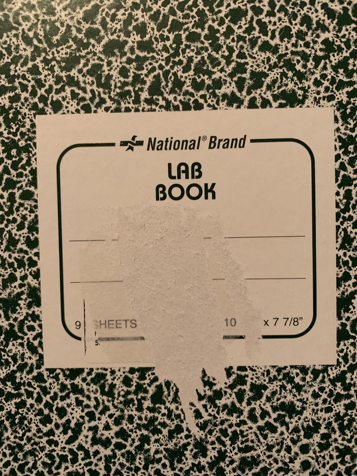 National Laboratory Notebook, 5 x 5 Quad Ruling, Flexible Cover, Sewn Binding, 10.125'' x 7.875'', 96 Sheets (53110) customer photo 2