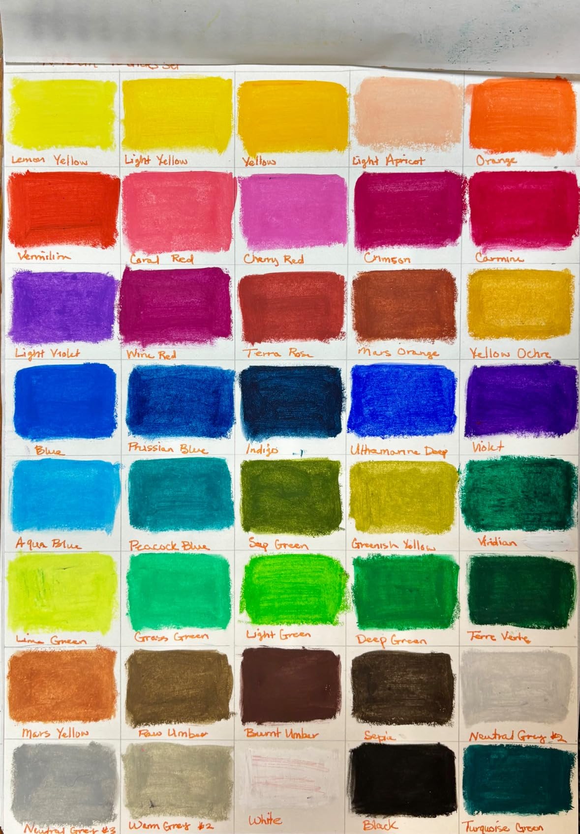 Holbein Artist Oil Pastel Set of 40 Colors in Cardboard Box customer photo 2
