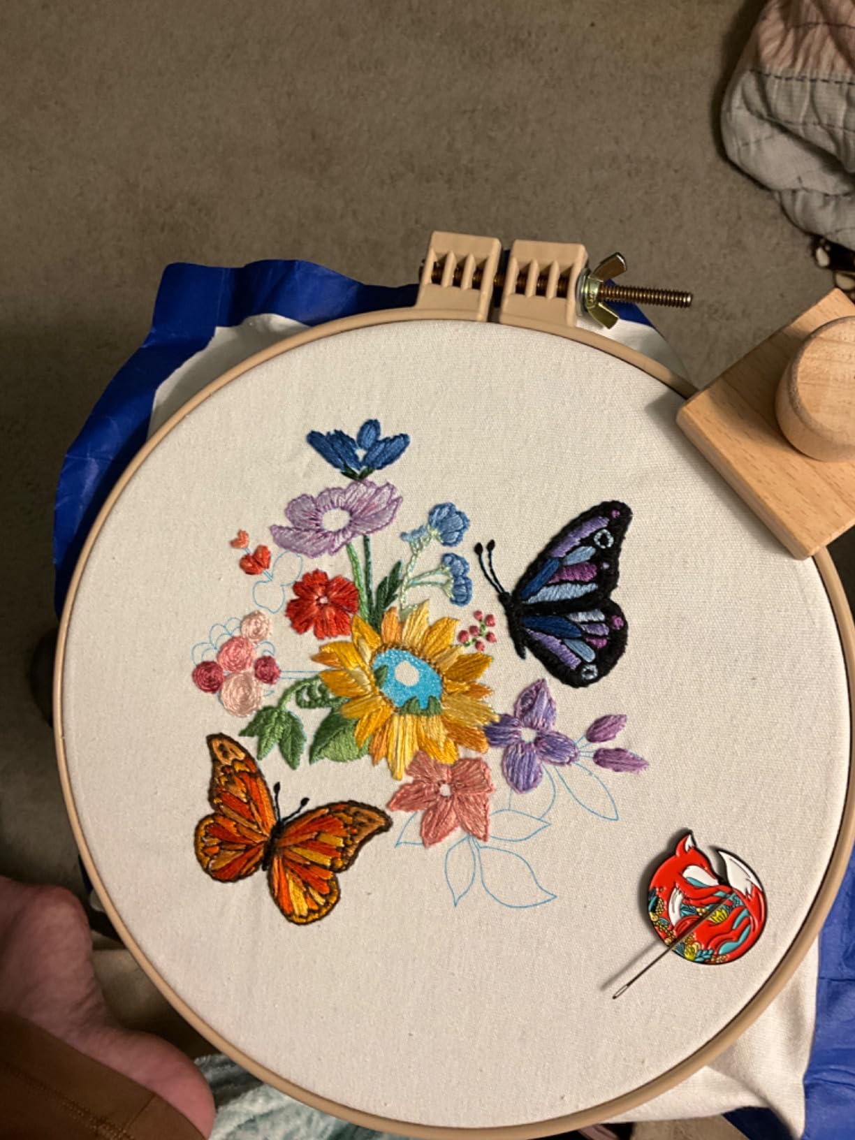 Morgan Plastic No-Slip Quilting Hoop 9