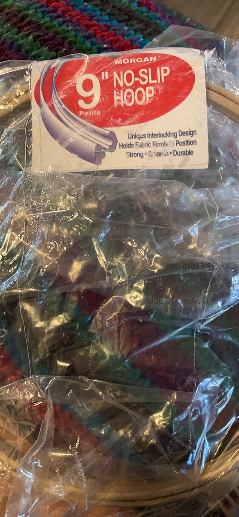 Morgan Plastic No-Slip Quilting Hoop 9
