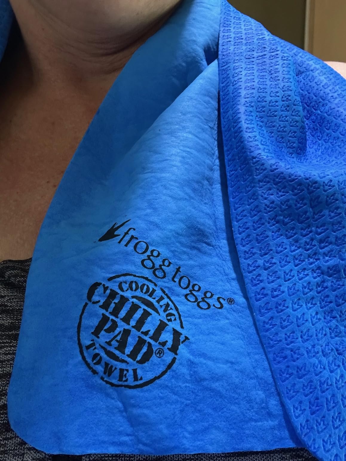 FROGG TOGGS Chilly Pad, Instant Cooling Towel, Long Lasting, Reusable, Sports and Outdoors Neck Towel 33x13 customer photo 2