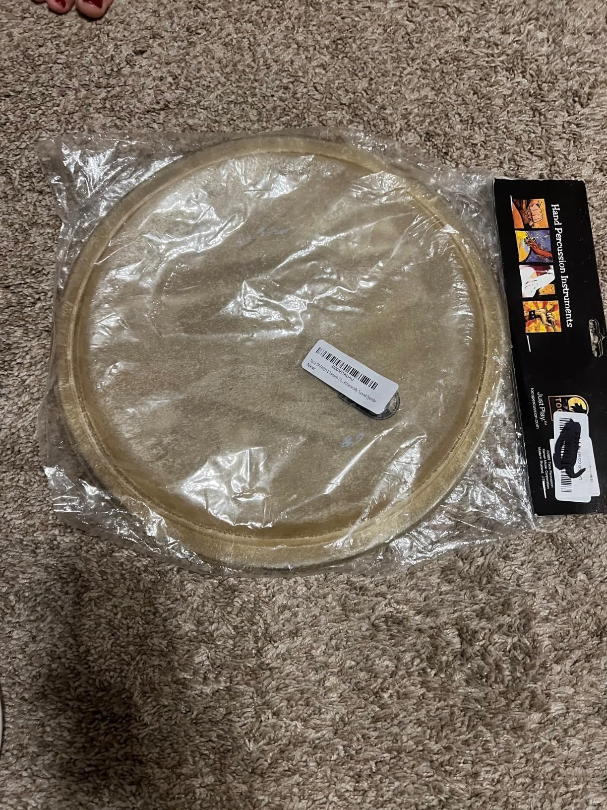 Toca TP-FHM14 14-Inch Goat Skin Head for Mechanically Tuned Djembe customer photo 2