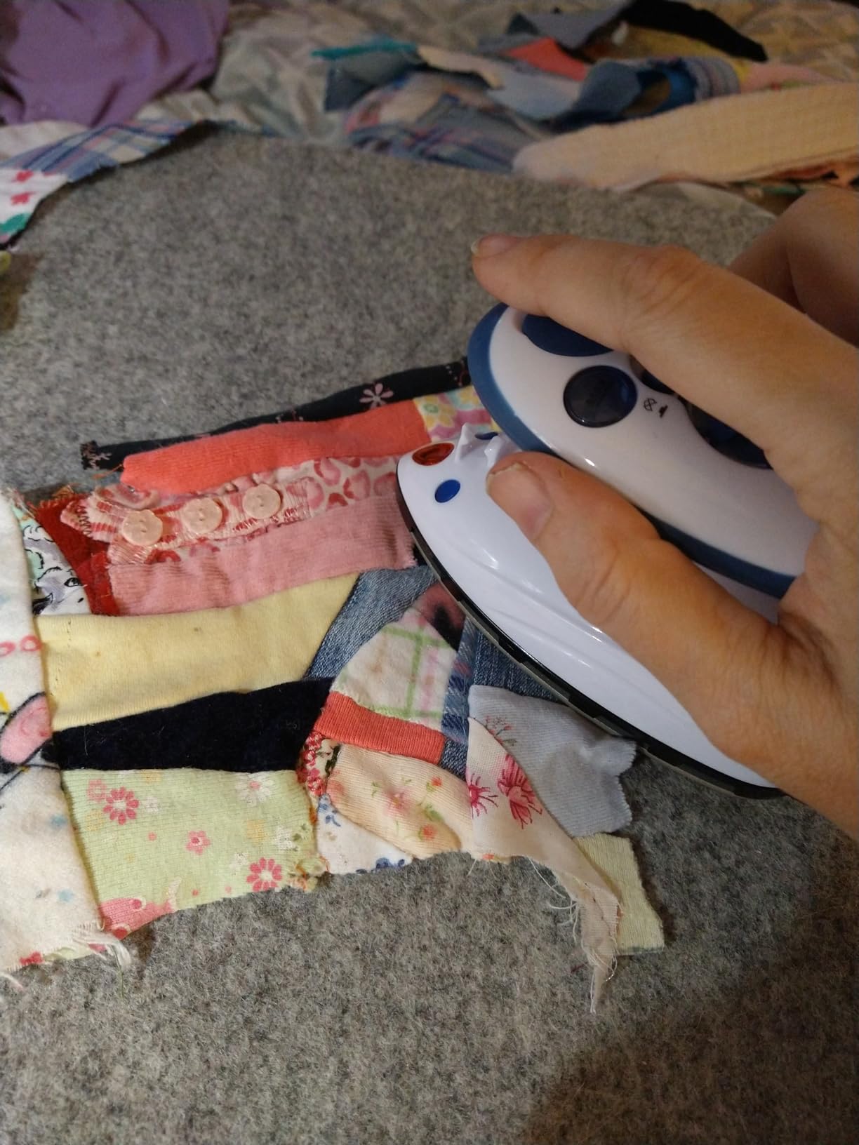 Dritz Mighty Travel Steam Iron: Mini Iron for Quilting, Crafts & Sewing, Compact Portable Travel Steamer for Home & On-the-Go Use customer photo 2