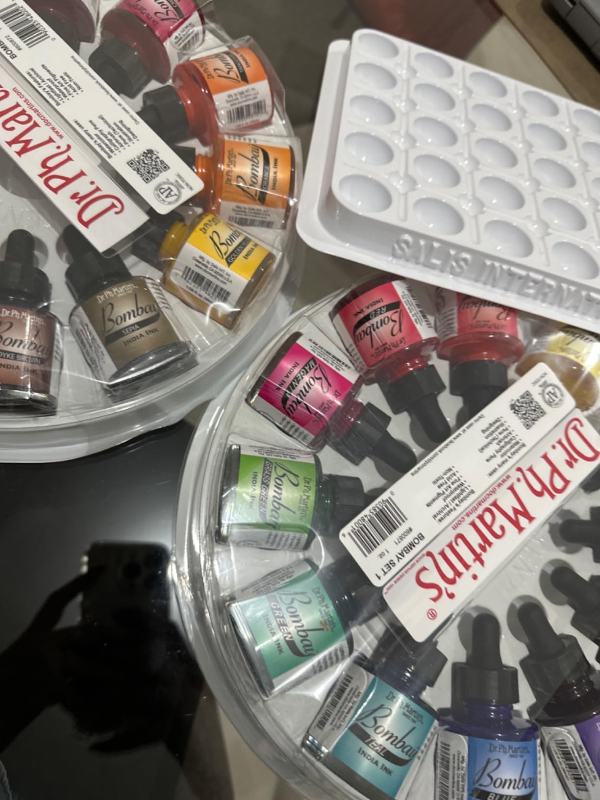 Dr. Ph. Martin's Bombay India Ink (Set 2) Ink Set, 1.0 oz, Set 2 Colors, 1 Set of 12 Bottles customer photo 1