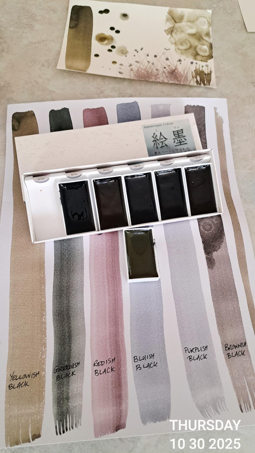 Sumikundo 15452 Watercolor Solid Ink 6 Color Set customer photo 1