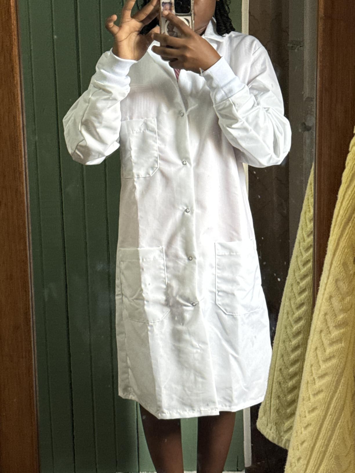 Red Kap Unisex Adult Specialized Cuffed Lab Coat With 3 Exterior Front Pockets customer photo 1