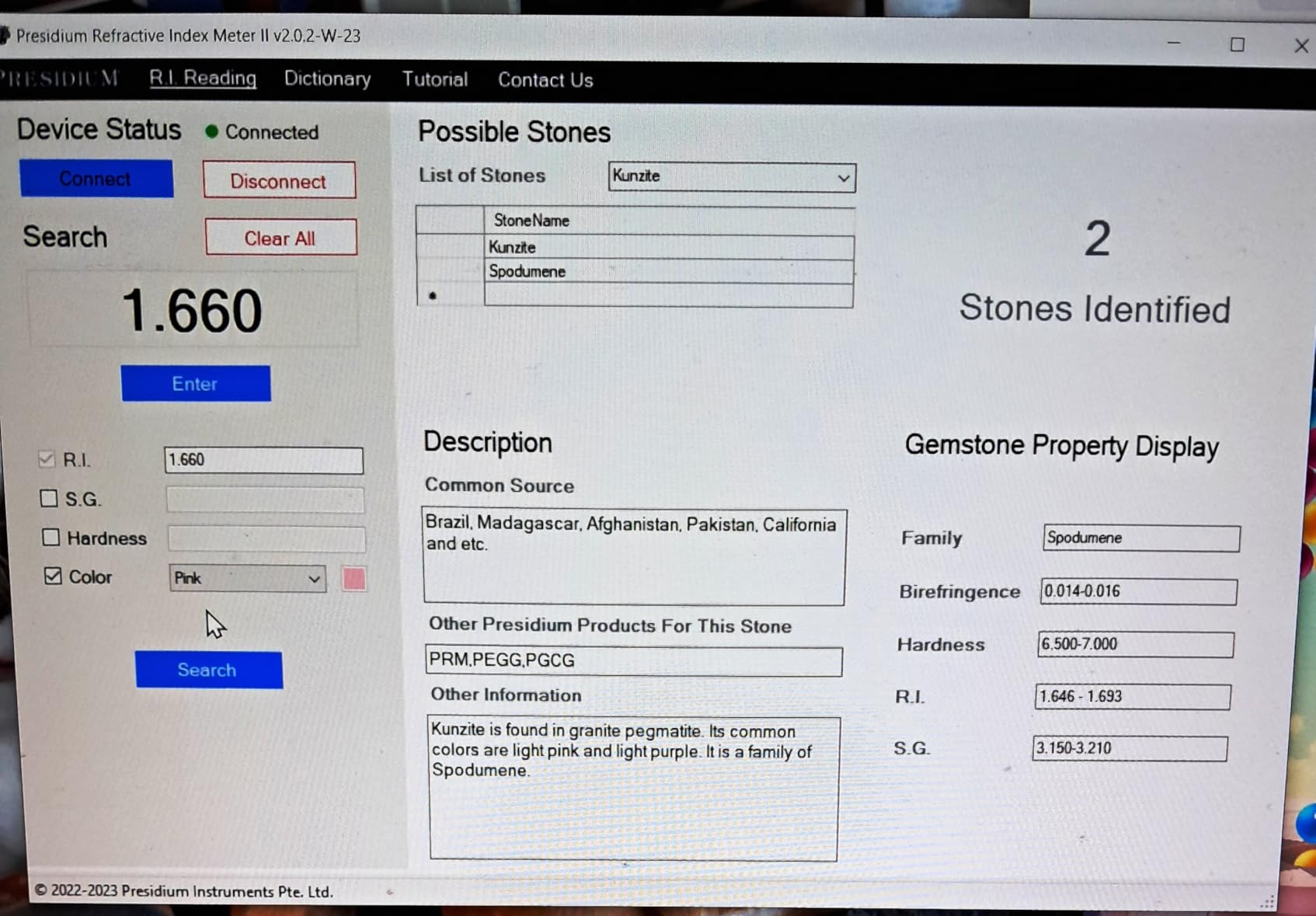 Presidium Refractive Index Meter II (PRIM II) Digital Gemstone Tester | Wide Range 1.000-3.000 RI Measurement for Diamonds, Moissanite & Gem Identification | No RI Liquid Needed, Desktop Jewelry Tool customer photo 2