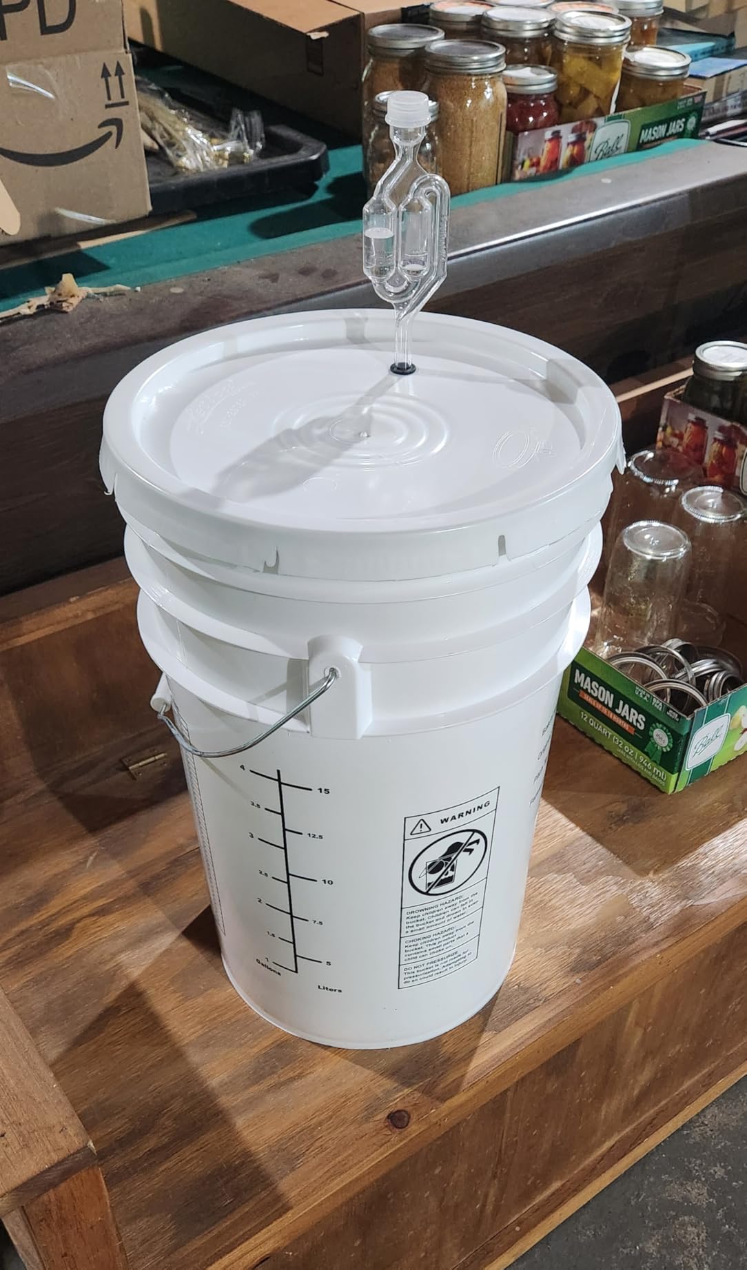 Fastrack 6.5 Gallon Fermenting Bucket with Lid - 100% Food Grade BPA Free customer photo 1