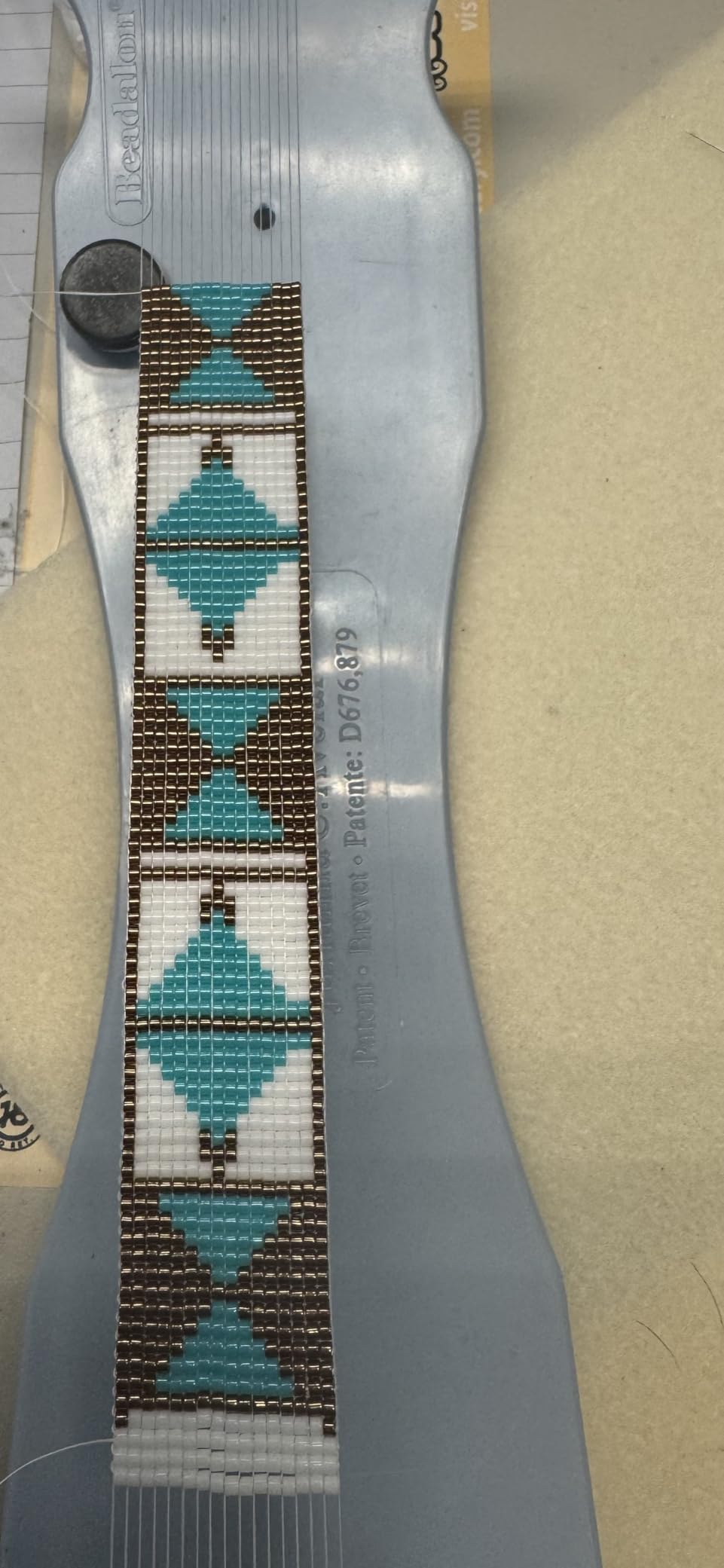 Beadalon Jewel Loom - Jewelry Weaving Loom for Bracelets, Cuffs & Bead Patterns customer photo 1