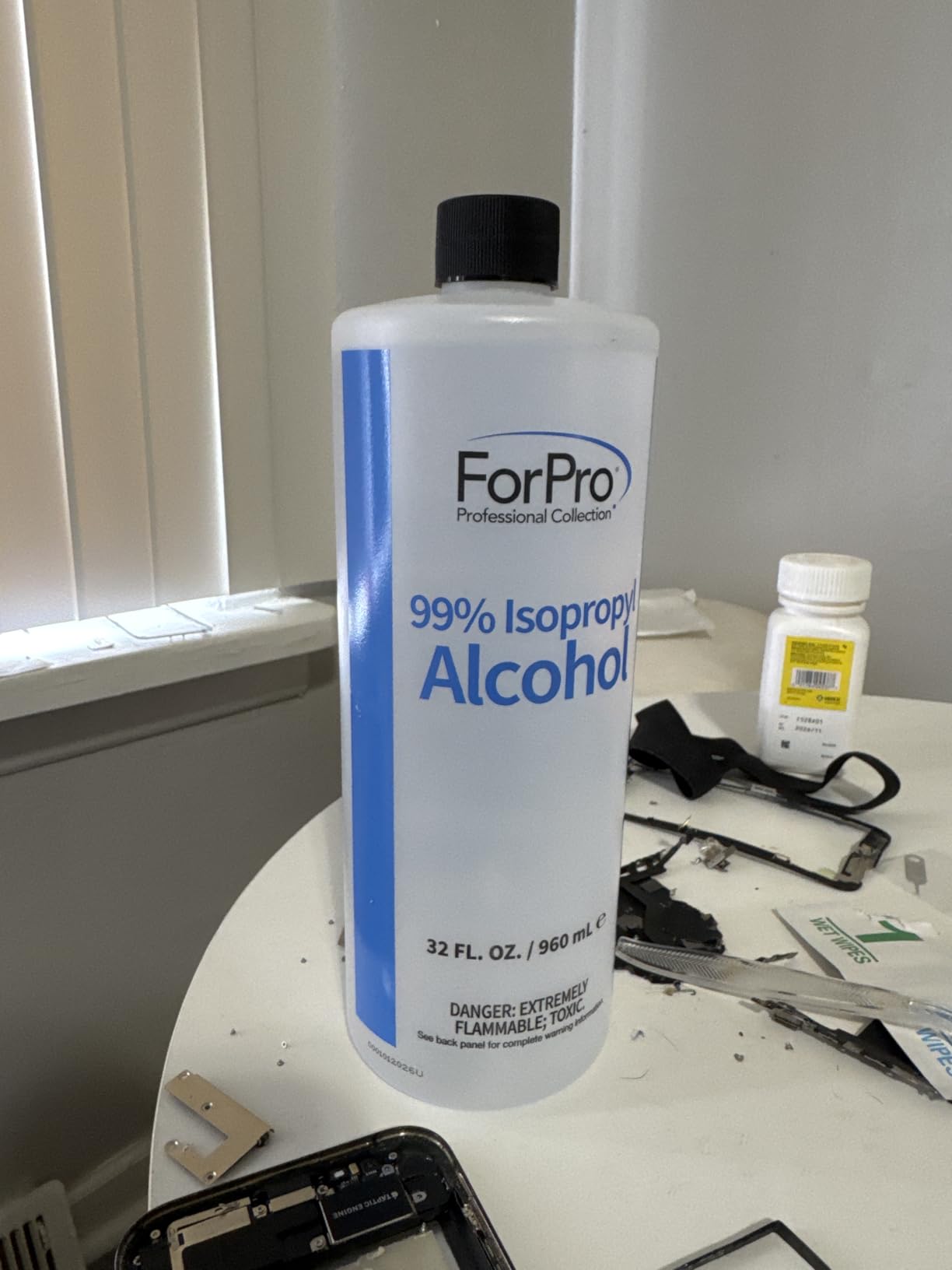 ForPro Professional Collection 99% Isopropyl Alcohol (IPA), Pure & Unadulterated Concentrated Alcohol, 32 Fl Oz (960ml) customer photo 2