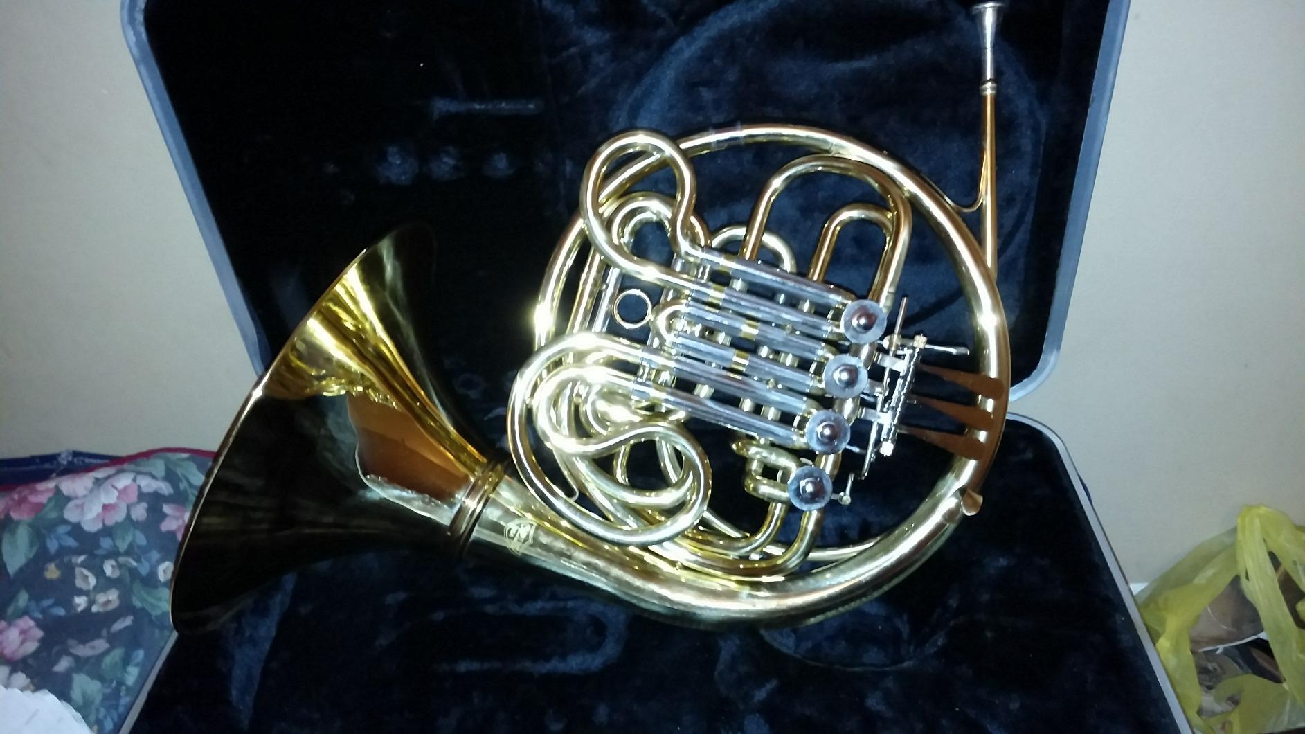 Professional Gold Double French Horn customer photo 2