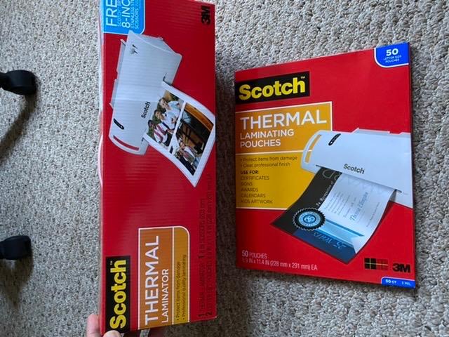 Scotch Thermal Laminating Pouches, 5 Mil Thick for Extra Protection, 2.32 x 3.70-Inches, Business Card Size, 100-Pack (TP5851-100) customer photo 2
