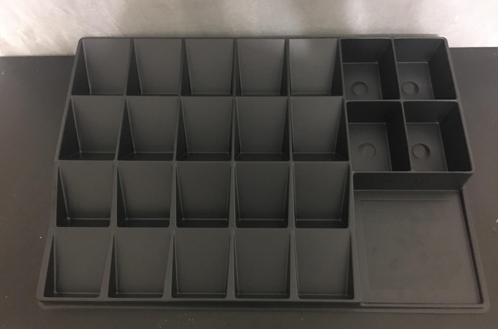 BCW Sorting Tray Storage Box | 10-Cell Card Sorting Box for Sports, Pokemon & TCG Collections | Holds 1,000+ Cards | Sturdy Corrugated Cardboard Card Storage Organizer customer photo 2