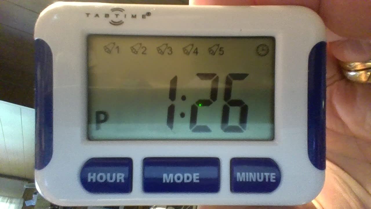 TabTime Pill Reminder with 8 Alarms per Day, Pill Tracker, Pill Timer, Medication Reminder Devices, Medication Tracker customer photo 1