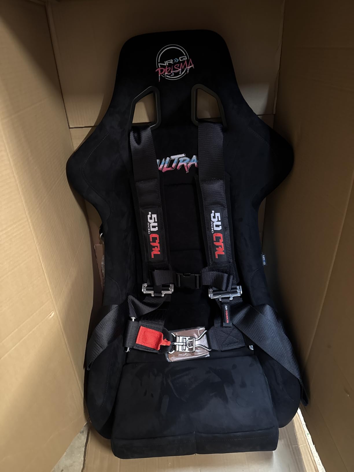 50 Caliber Racing 4-Point Harness for Bucket Seat | Quick-Release Safety Belt | 10 Colors | UTV, RZR, Racing Car Upgrade | Secure Comfort for Off-Road Adventures [6000] customer photo 2