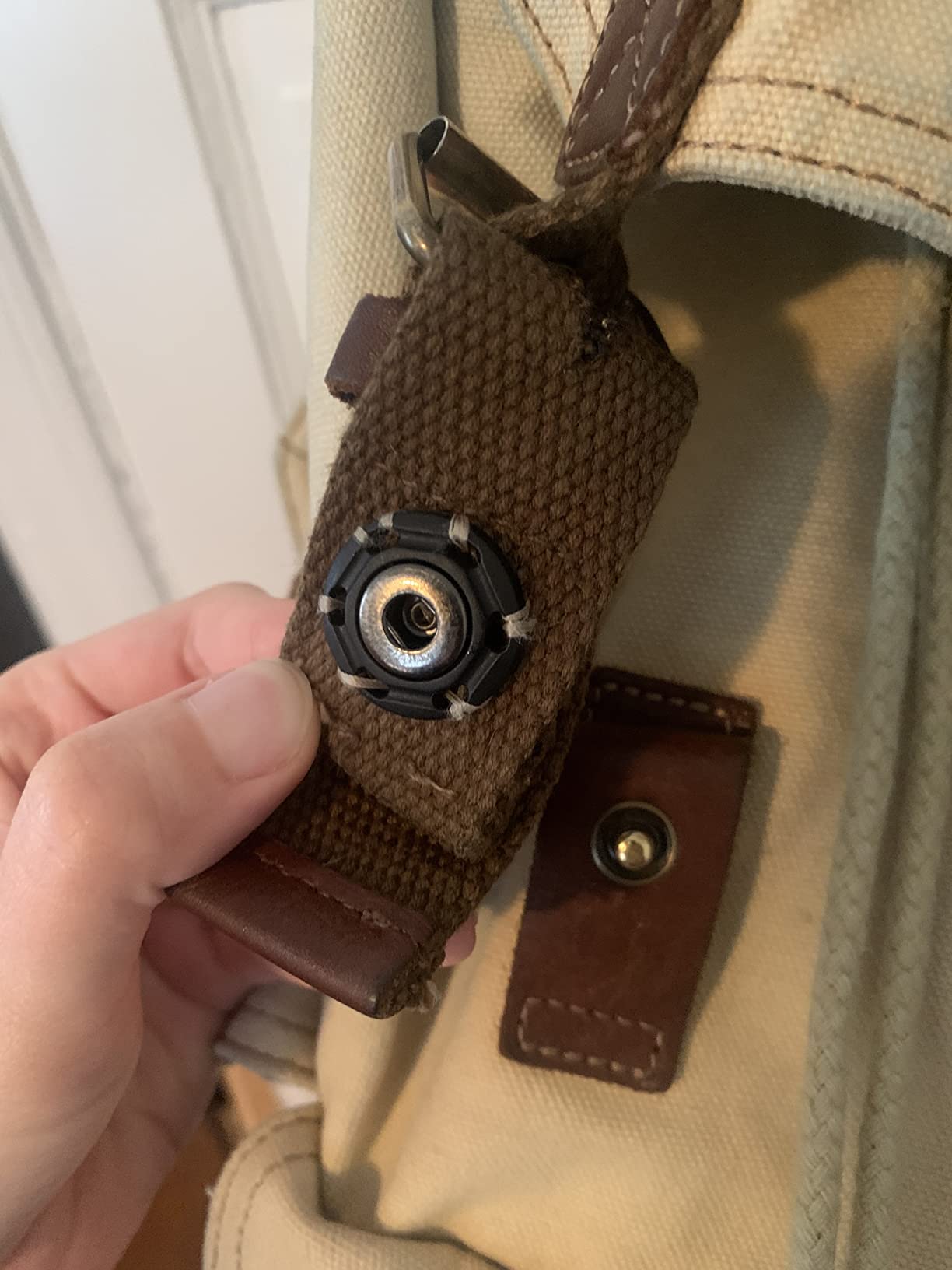 GOOTIUM 21101CF Specially High Density Thick Canvas Backpack Rucksack, Coffee customer photo 1