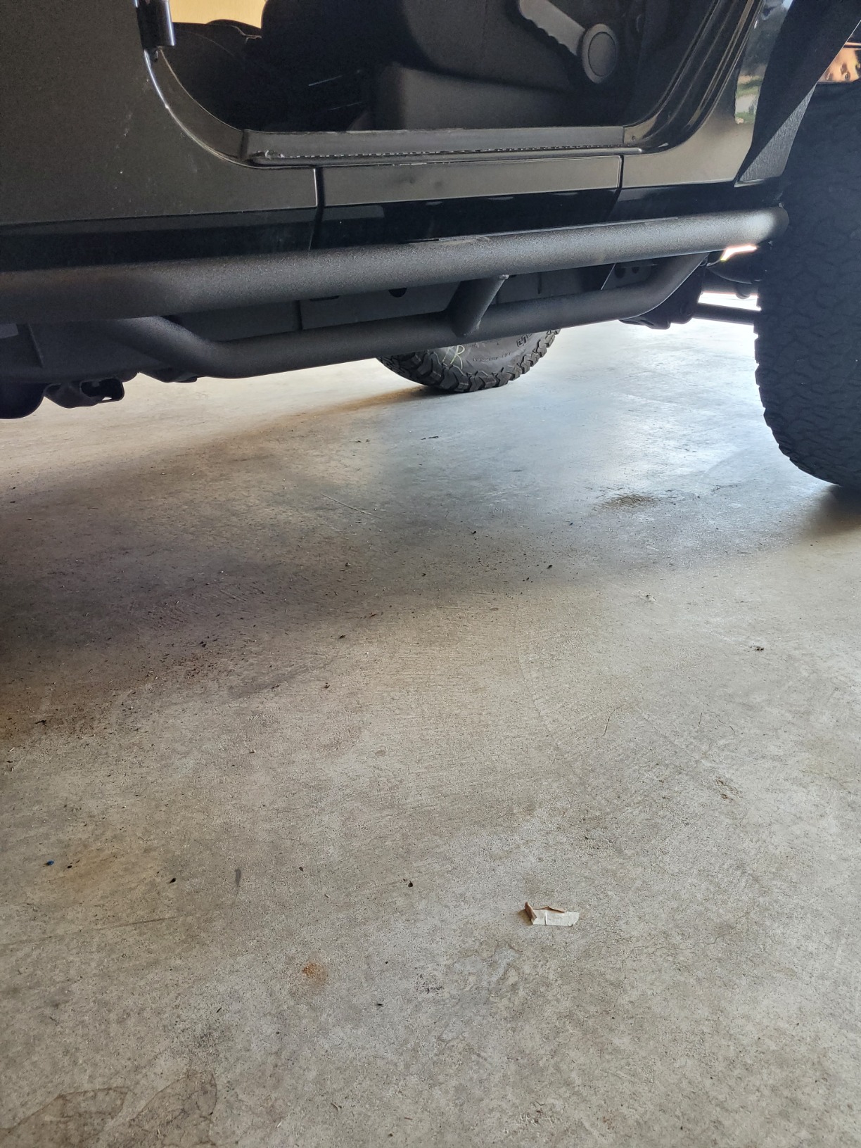 EAG Side Steps Armor Fit for 07-18 Wrangler JK 2 Door Rock Sliders Nerf Bars Running Board Rail Step customer photo 1