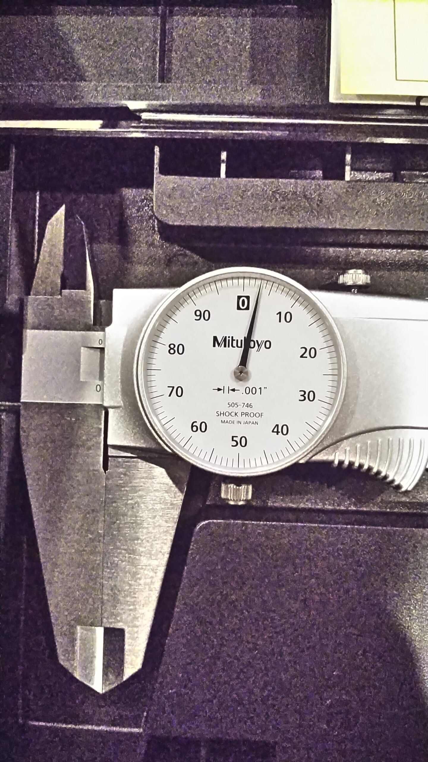 Mitutoyo 505-746 Dial Caliper .001