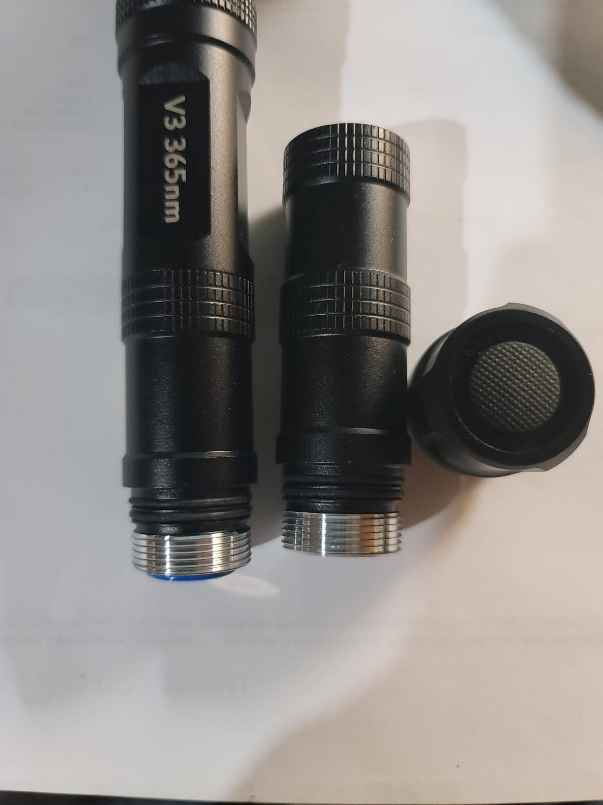 uvBeast V3 365nm Black Light UV Flashlight - High Definition Ultraviolet - High Power and Long Range Professional Grade Beam customer photo 2