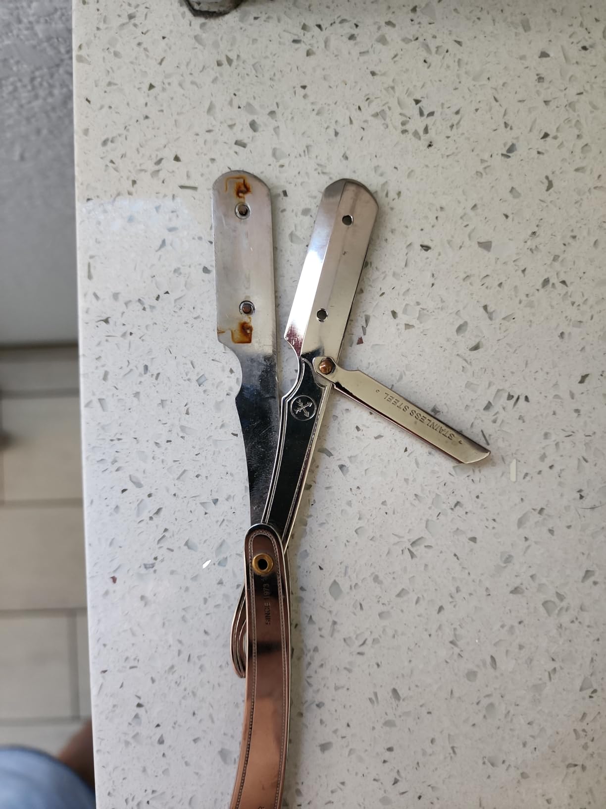 Parker SRX Straight Razor - All Stainless Steel Barber Razor with Clip-Type Blade Holder for Disposable Blades - Ideal for Precision Wet Shaving customer photo 1