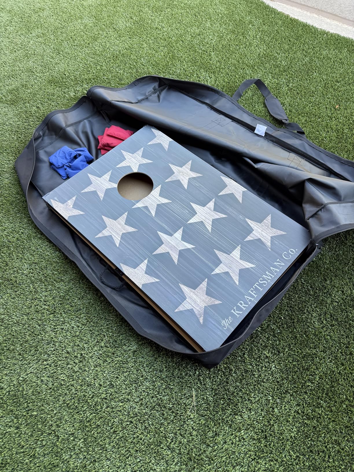 GoSports Regulation Size Cornhole Carry customer photo 1
