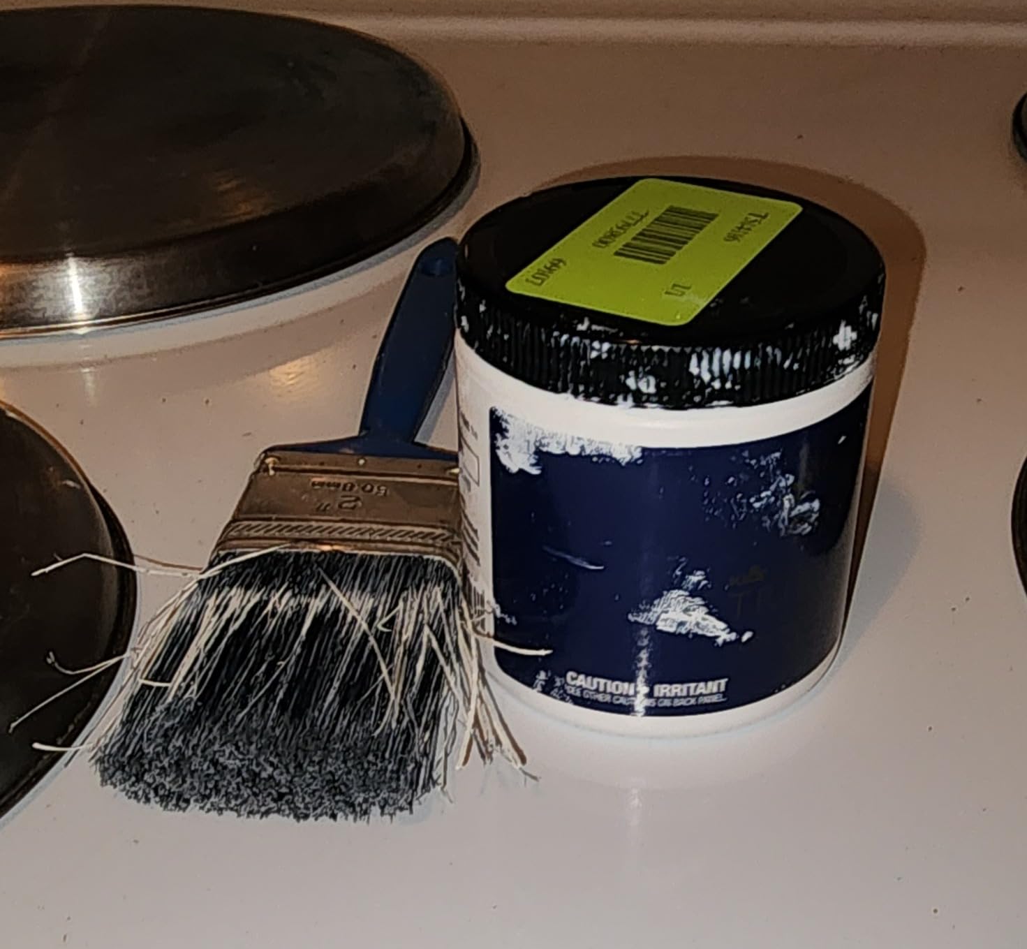 KILZ TRIBUTE Paint & Primer, Interior, Eggshell, White Modern, 1 Gallon customer photo 2