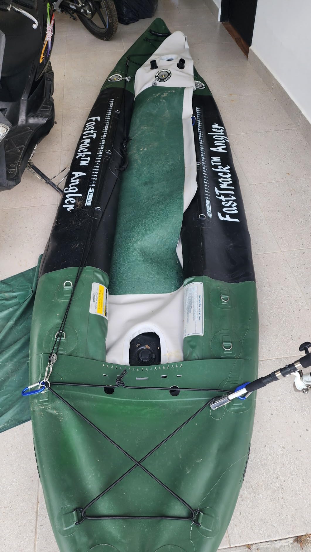 Sea Eagle 385FTA Fasttrack Angler Inflatable Kayak - External Rigid Inflatable Keel, Rugged Hull Material customer photo 3