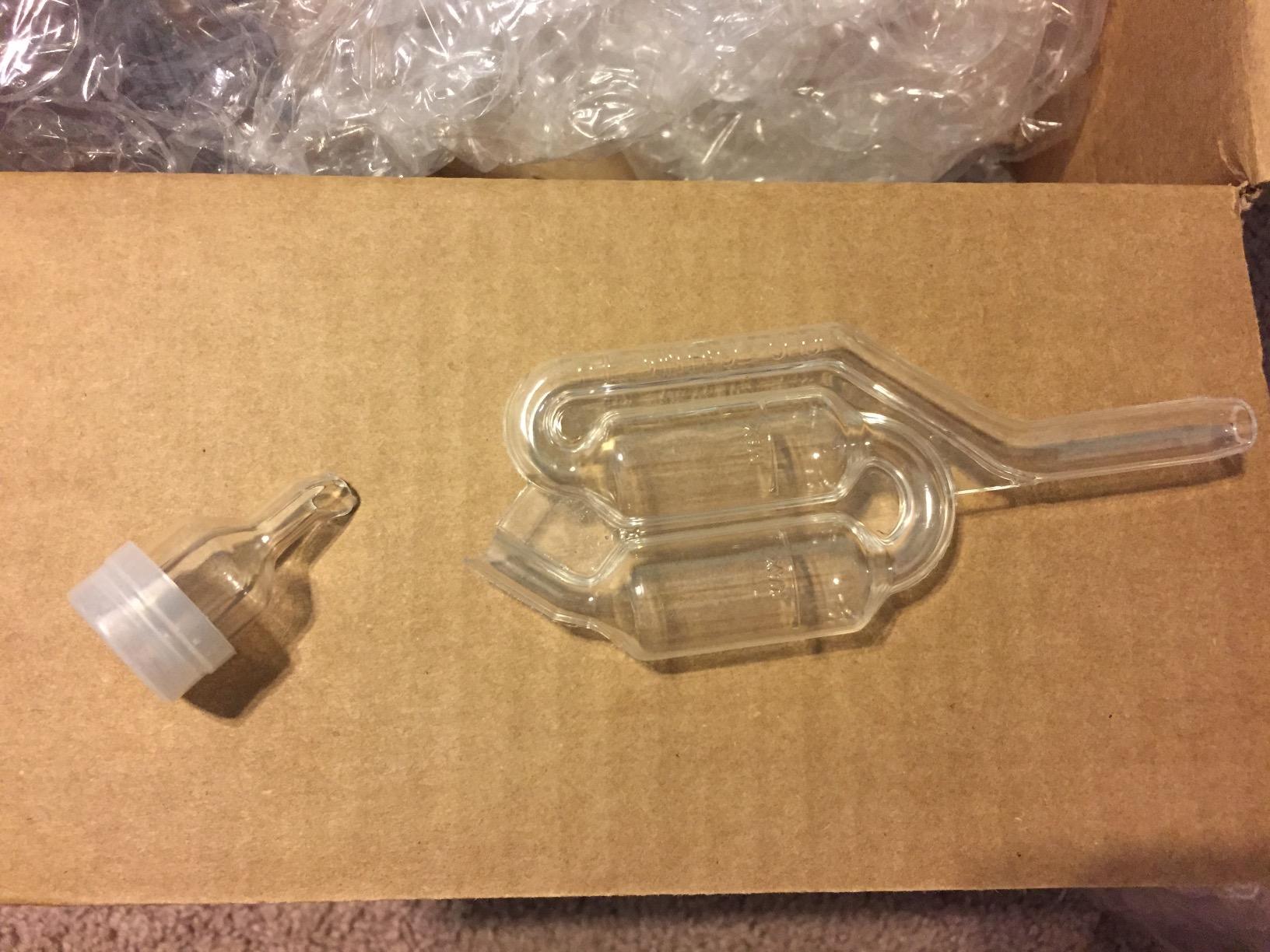 FastRack 1 Gallon Mason Jar Wide Mouth & Twin Bubble Airlock (Pack of 2) customer photo 1