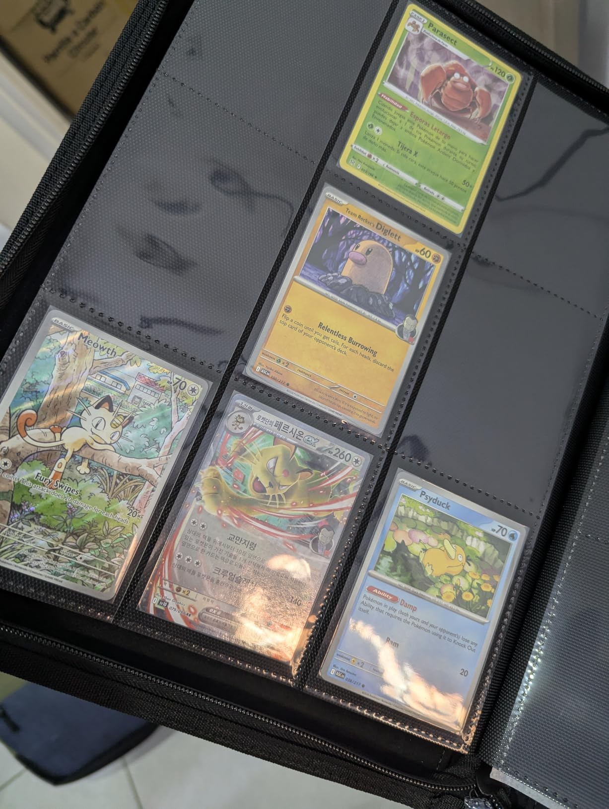 Vault X 9 Pocket Zip Binder, 360 Cards, Exo-Tec Material, 20 Side-Loading Pages (Black) customer photo 1