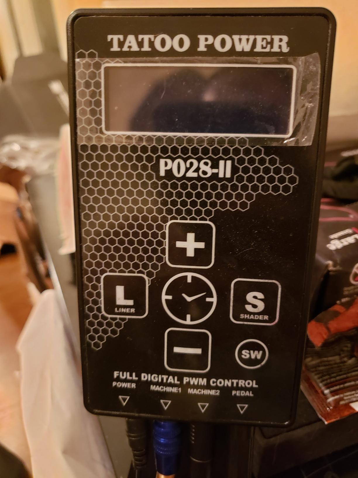 DGT New 4nd Generation P028-II Dual Tattoo Power Supply 1 Foot Pedal 2 Clip cords customer photo 1
