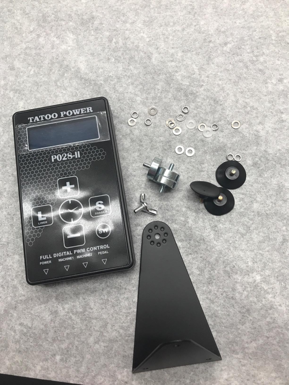 DGT New 4nd Generation P028-II Dual Tattoo Power Supply 1 Foot Pedal 2 Clip cords customer photo 2