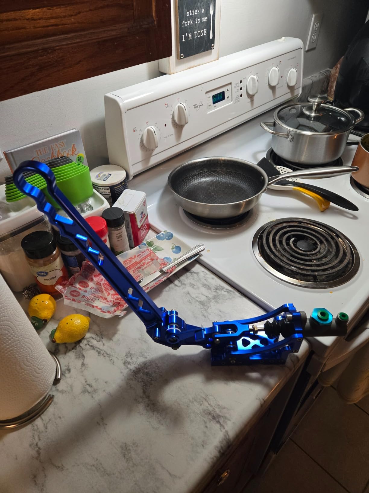 EZAUTO WRAP Blue Hydraulic Racing Hand E Brake Drift Rally Drifting Handbrake Aluminium Lever HB05 customer photo 1
