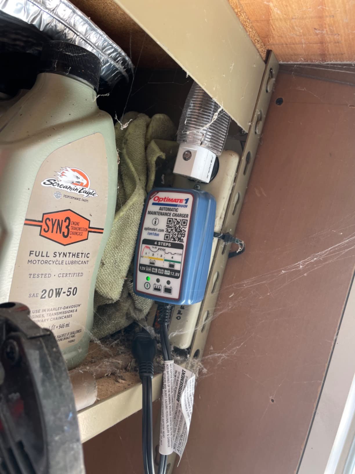 TecMate OptiMate 1 Duo, TM-409, 4-Step 12V / 12.8V 0.6A Battery Charger & Maintainer customer photo 1