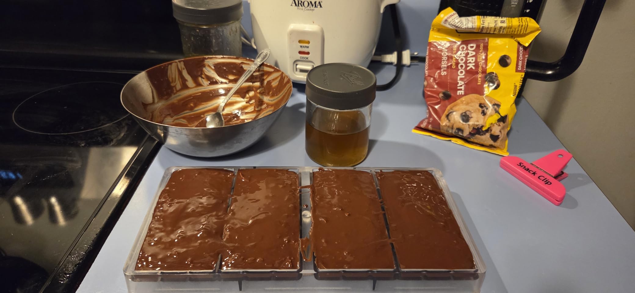 Goldbaking Chocolate Bar Maker Injection Hard Polycarbonate Chocolate Mold PC Candy Mould customer photo 1