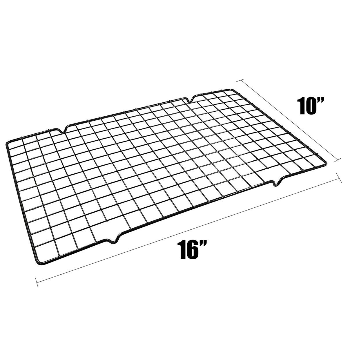 Daycount 2-Pack Heavy-duty Cooling Rack for Baking Stacking 10 x 16 Inch Stainless Steel Wire Rack for Cooling, Drying customer photo 2