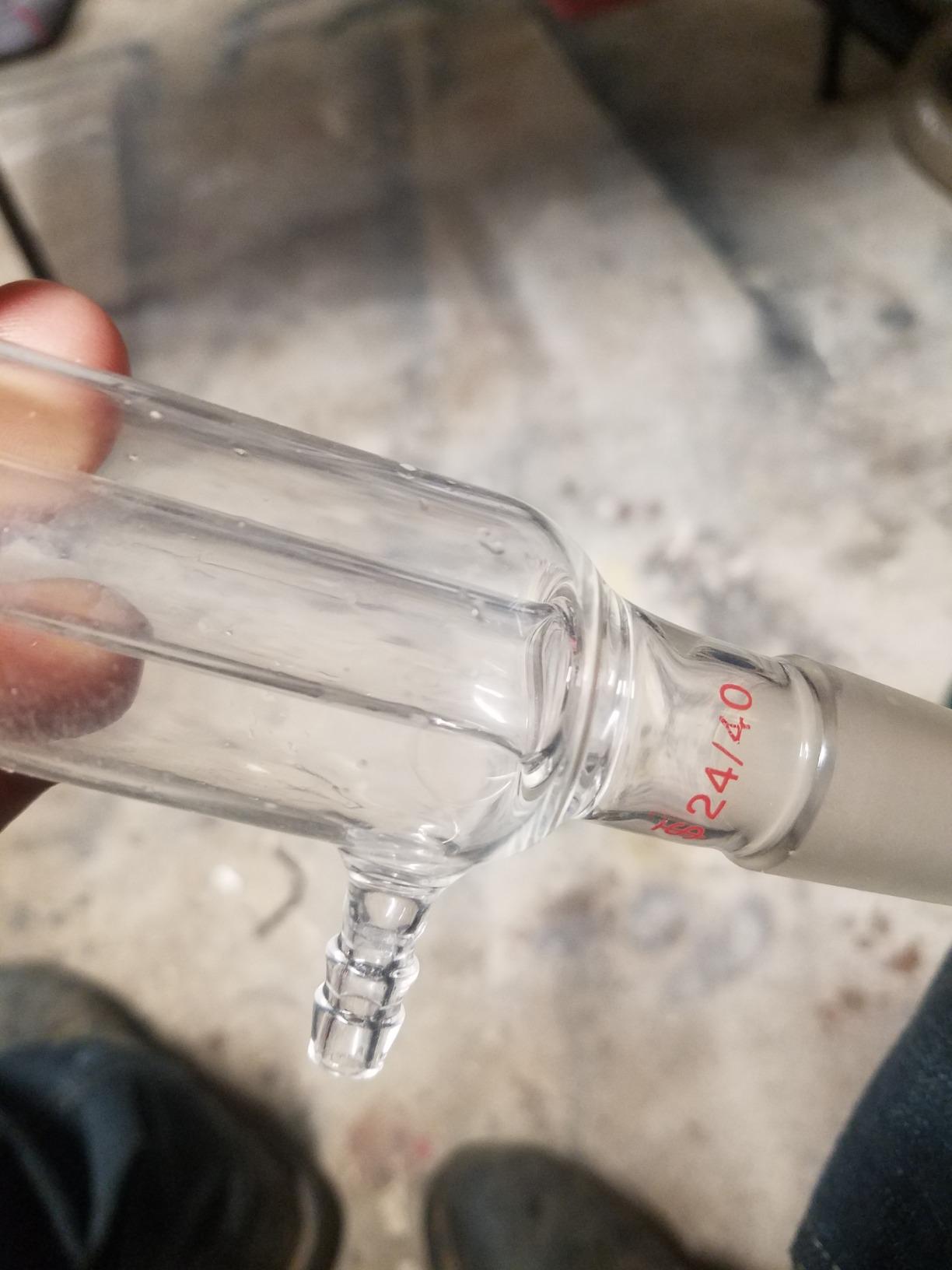 StonyLab Borosilicate Glass Liebig Condenser with 24/40 Joint 200 mm Jacket Length Lab Glass Condenser customer photo 1