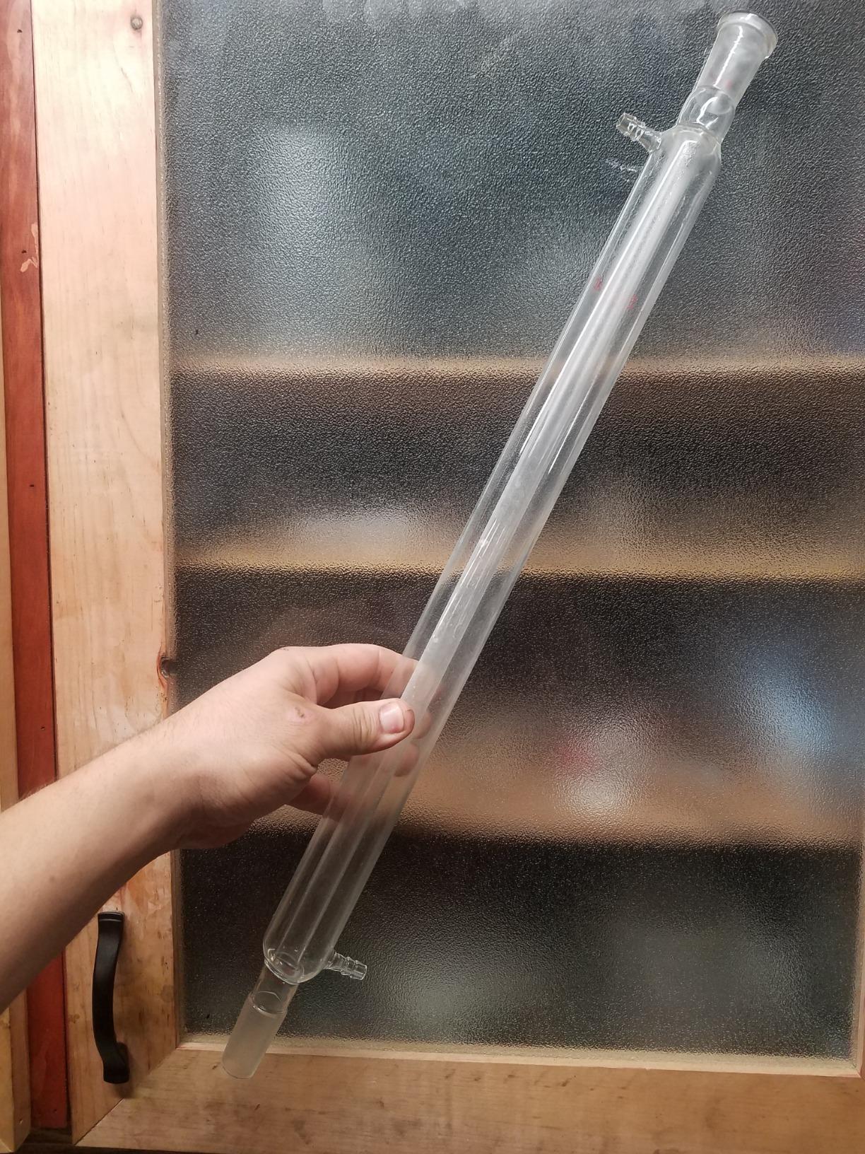 StonyLab Borosilicate Glass Liebig Condenser with 24/40 Joint 200 mm Jacket Length Lab Glass Condenser customer photo 2