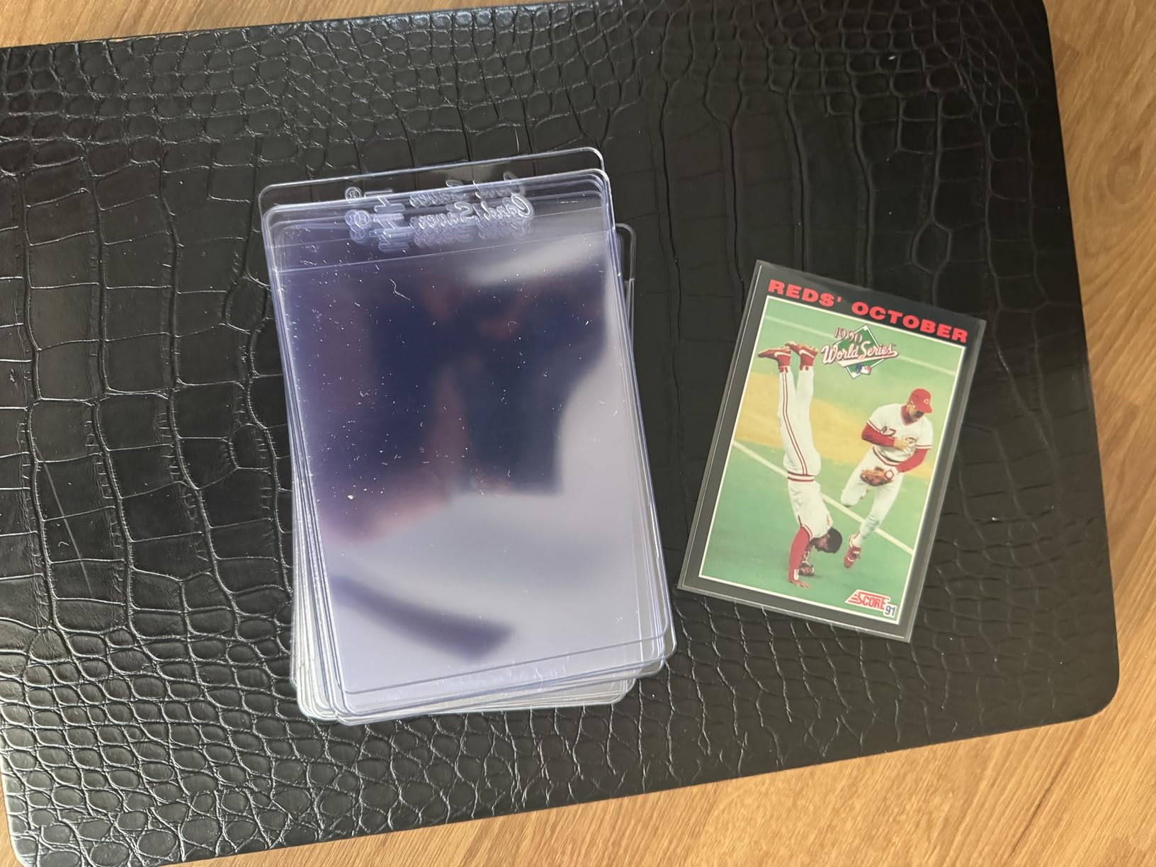 Cardboard Gold Card Saver 1 - 50 Count - Semi Rigid Card Holder, Trading Card Protectors - PSA-Approved Cardsaver for Baseball, Trading, Sports Cards - Card Sleeves, Binder, & Storage Box Compatible customer photo 1