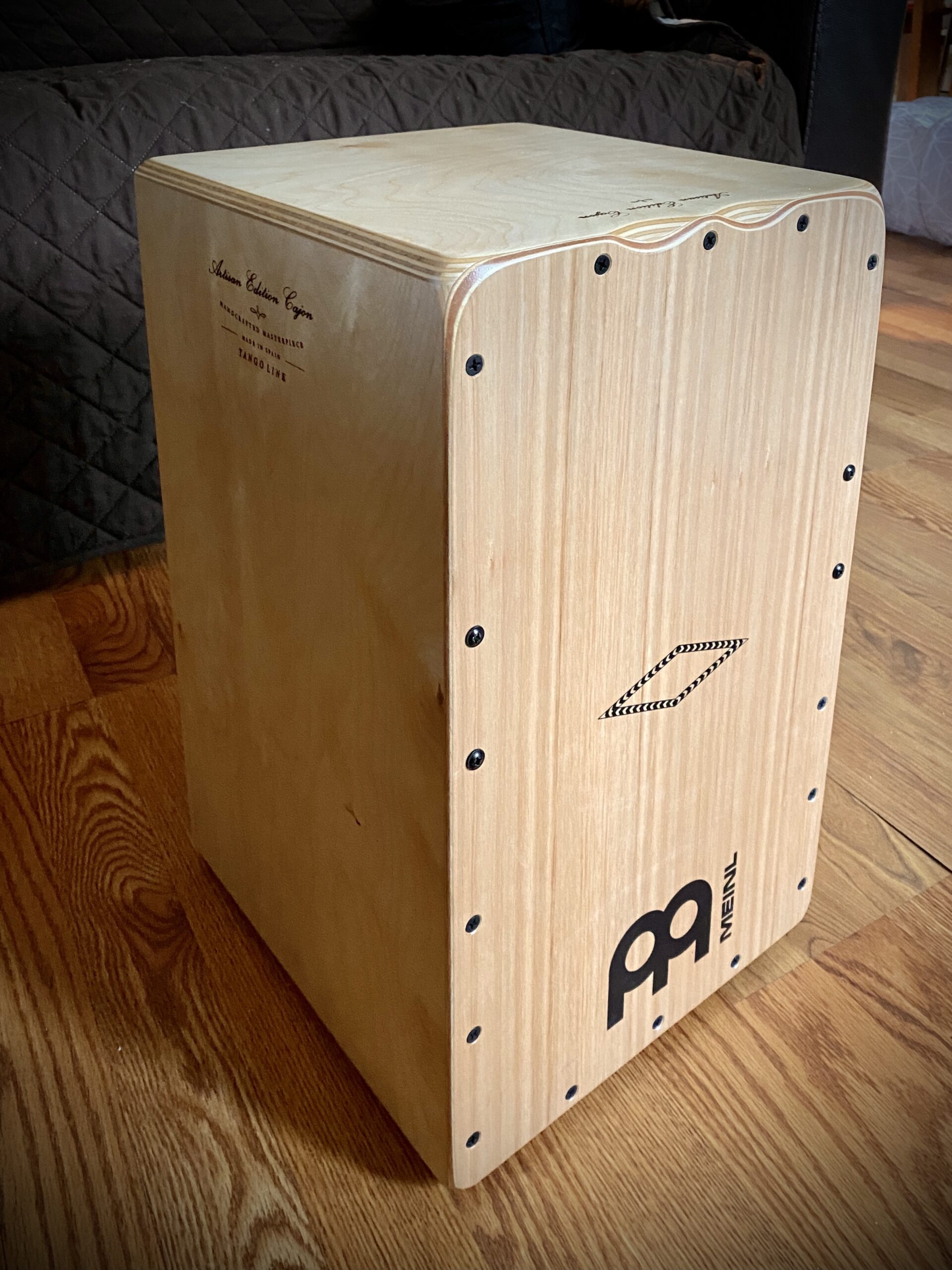 Meinl Artisan String Cajon with Limba Frontplate / Baltic Birch Body - MADE IN SPAIN - Tango Line, 2-YEAR WARRANTY customer photo 1
