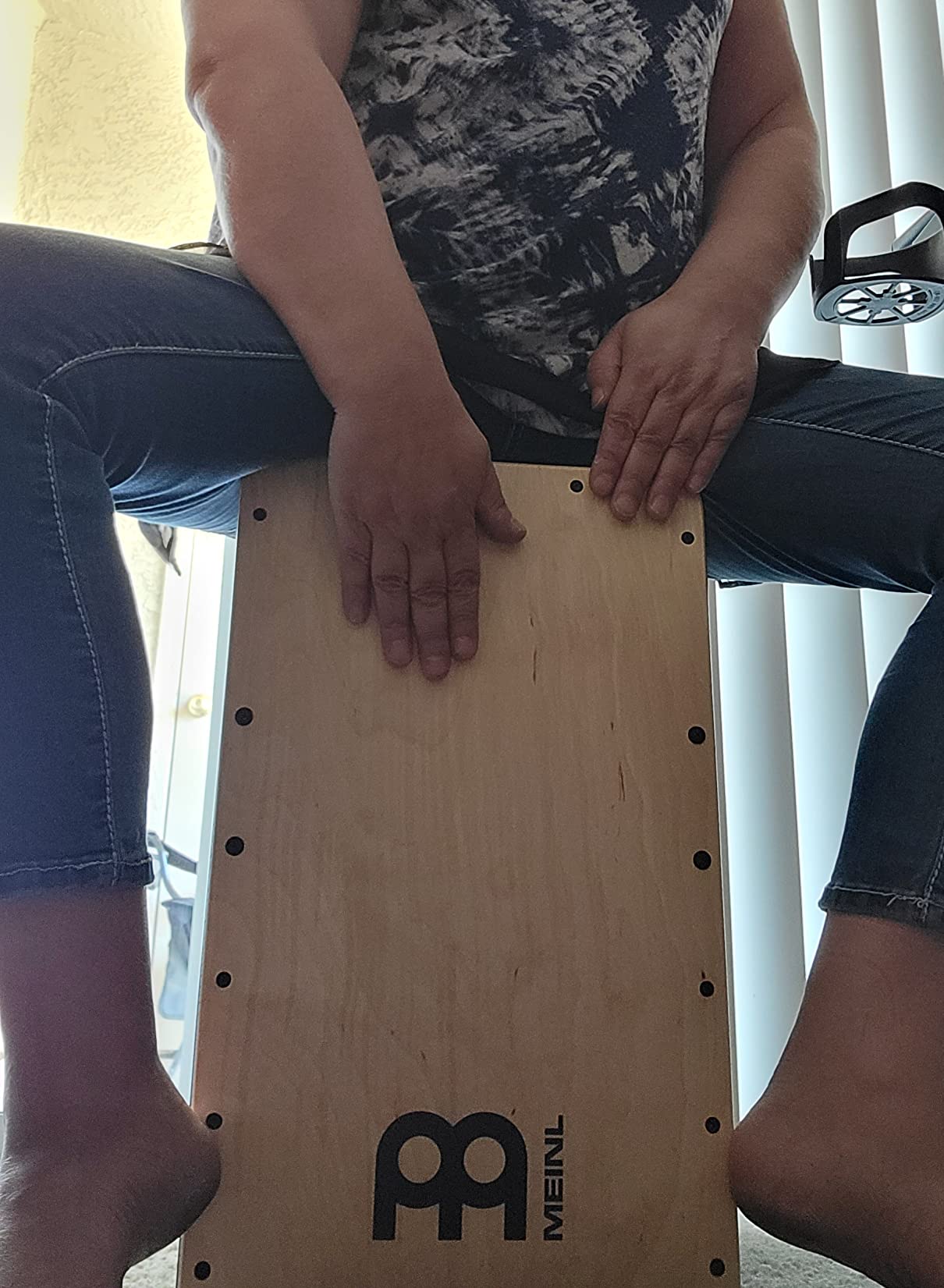 Meinl Pickup Cajon Box Drum with Internal Snares - MADE IN EUROPE - Baltic Birch Wood, Snarecraft Series (PSC100B) customer photo 2