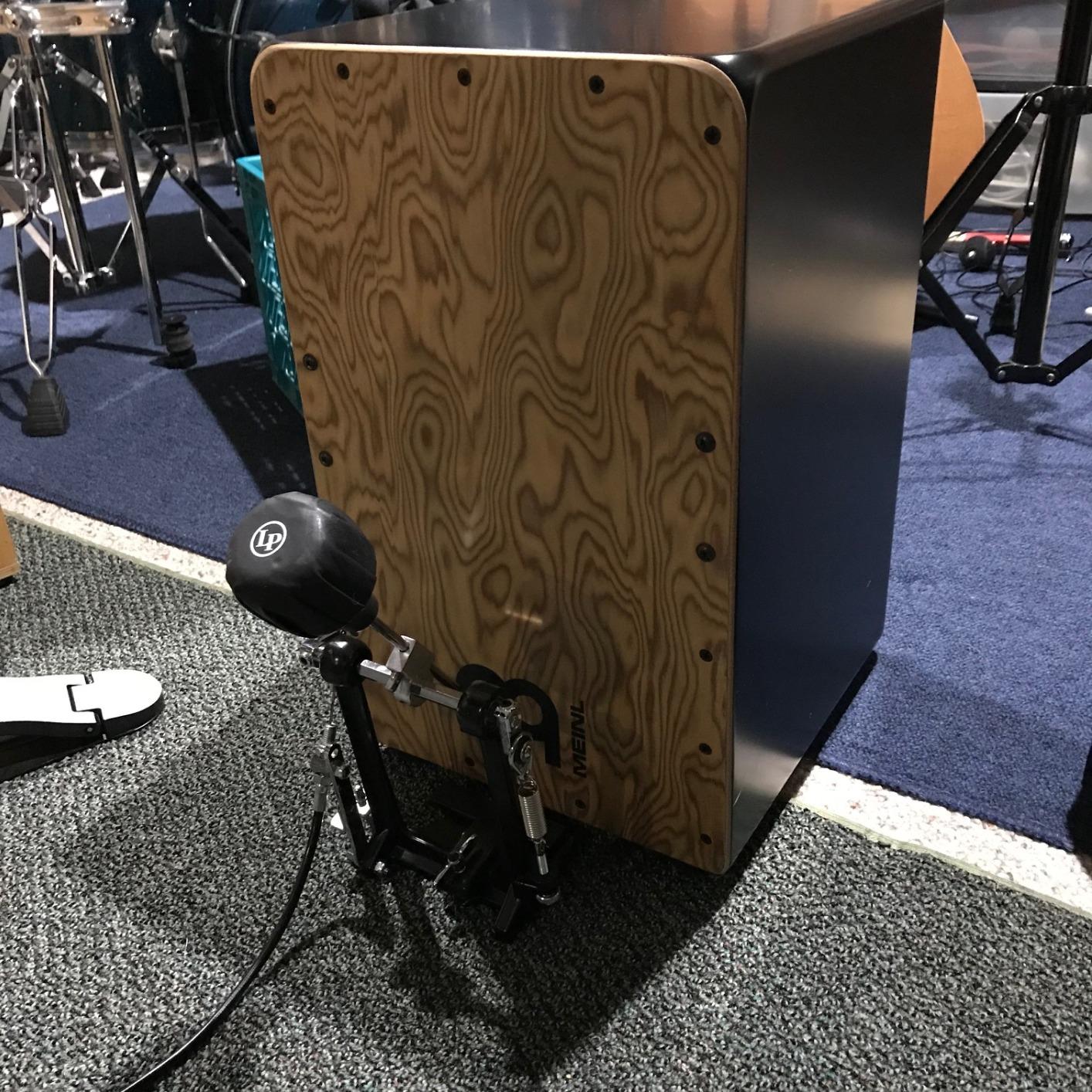Meinl Pickup Cajon Box Drum with Internal Strings for Snare Effect - Makah Burl Frontplate / Baltic Birch Body, Woodcraft Professional (PWCP100MB) customer photo 1