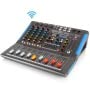 Pyle 4-Channel Bluetooth Studio Audio Mixer-DJ Sound Controller Interface with USB Drive for PC Recording Input, XLR Microphone Jack, 48V Power, Input/Output for Professional and Beginners - PMXU46BT customer photo 1